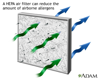 HEPA air filter